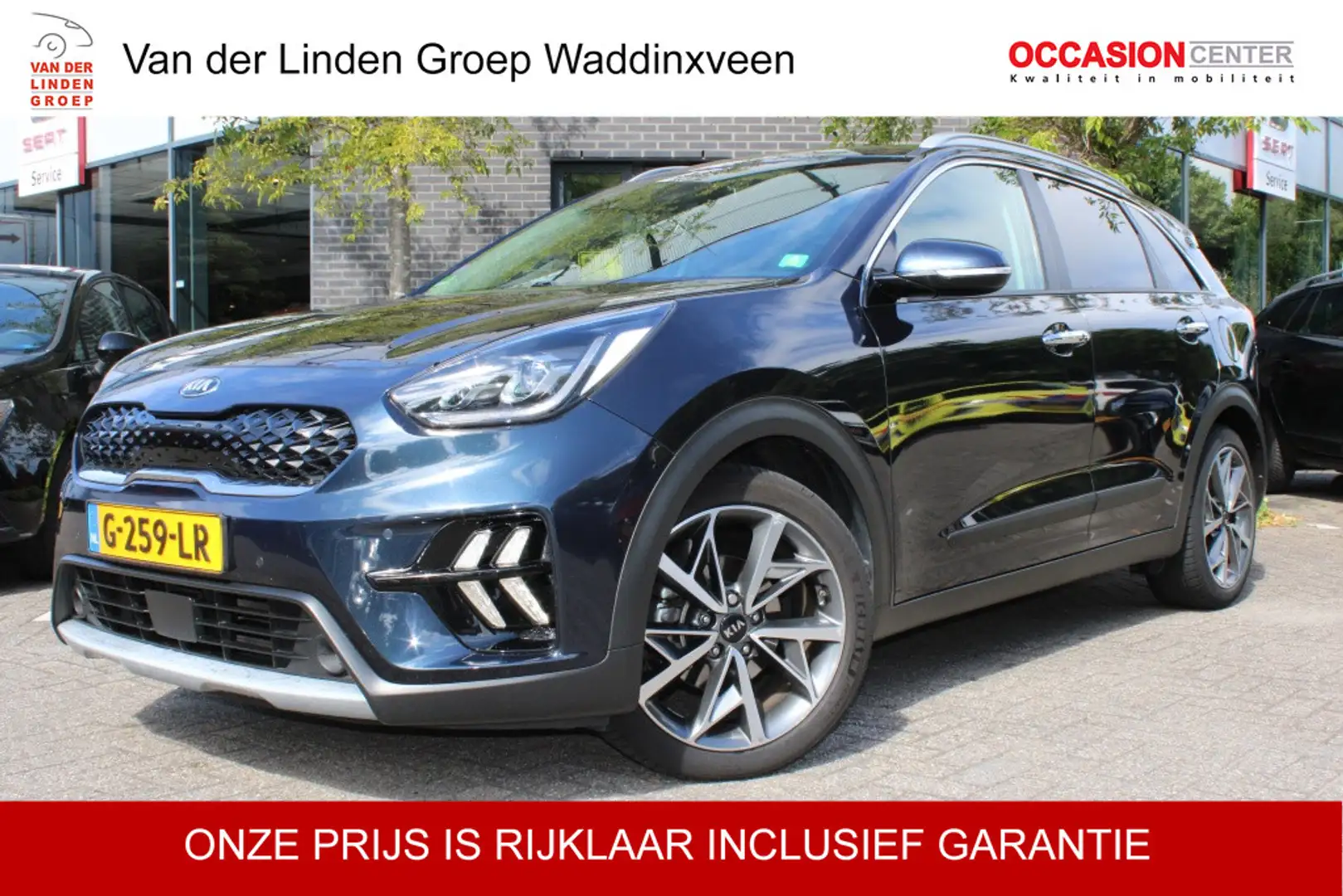 Kia Niro 1.6 GDi Executive Pano/leder/Navi/18"/Cam/Pdc/Keyl Blauw - 1
