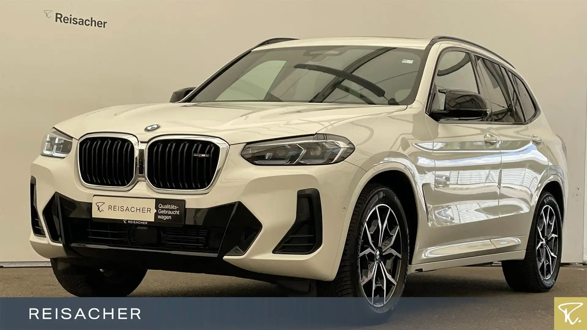 BMW X3 M i A StdHzg,Pano,AHK,el.Sitz+Mem,DAProf,Led Weiß - 1