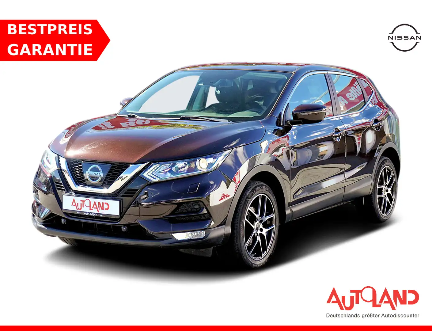 Nissan Qashqai 1.2 Acenta Klimaaut. Sitzheizung DAB AHK Mauve - 1
