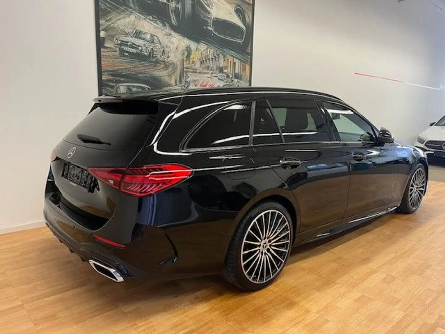 Mercedes-Benz C 220 T d AMG-Line Pano 19 Zoll Soundsystem Zwart - 2