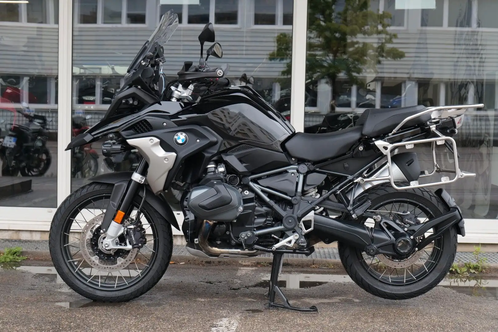 BMW R 1250 GS Triple Black mit ALU-Kofferhalter Czarny - 1