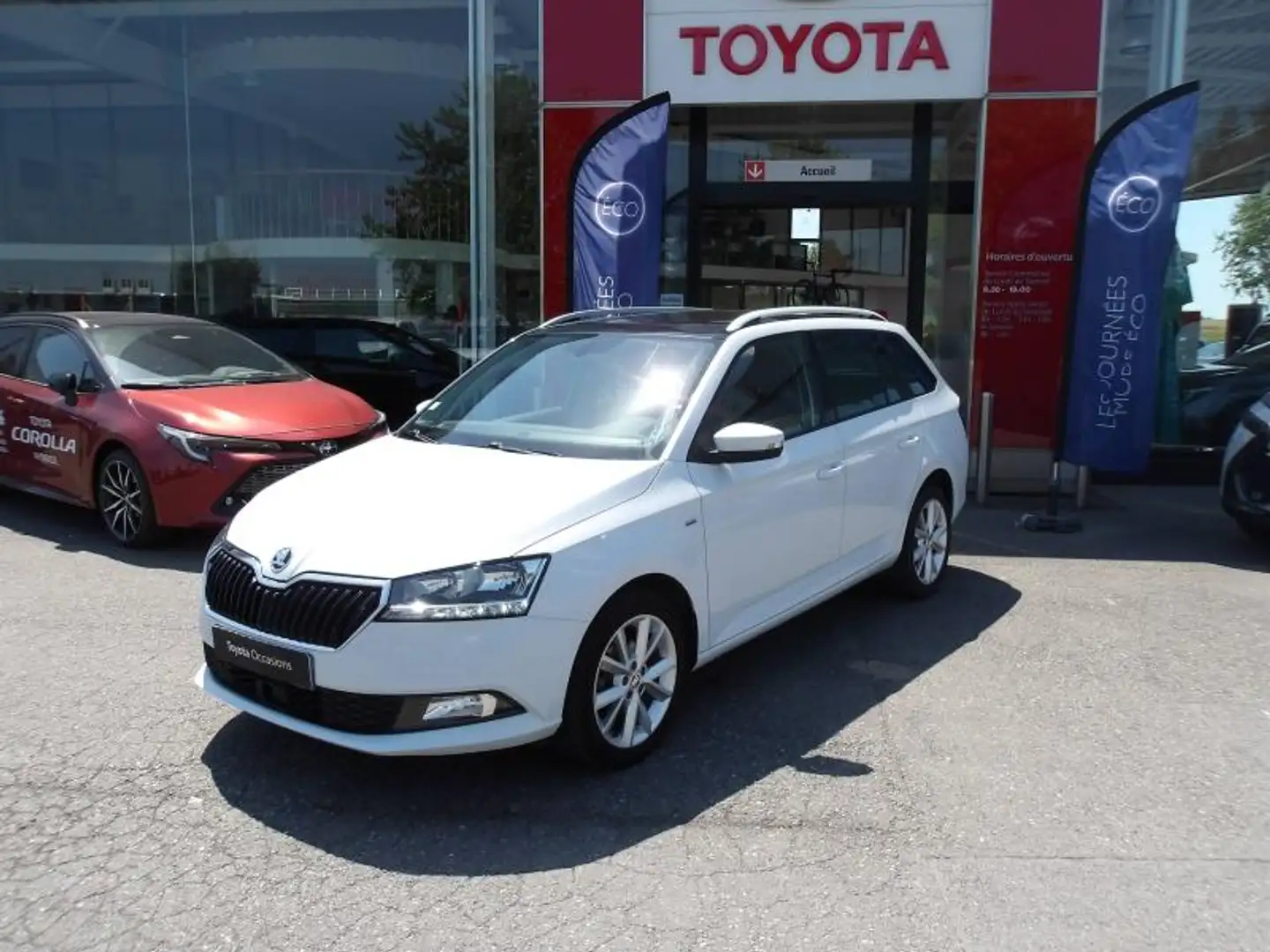 Skoda Fabia 1.0 MPI 75ch Clever Blanc - 2