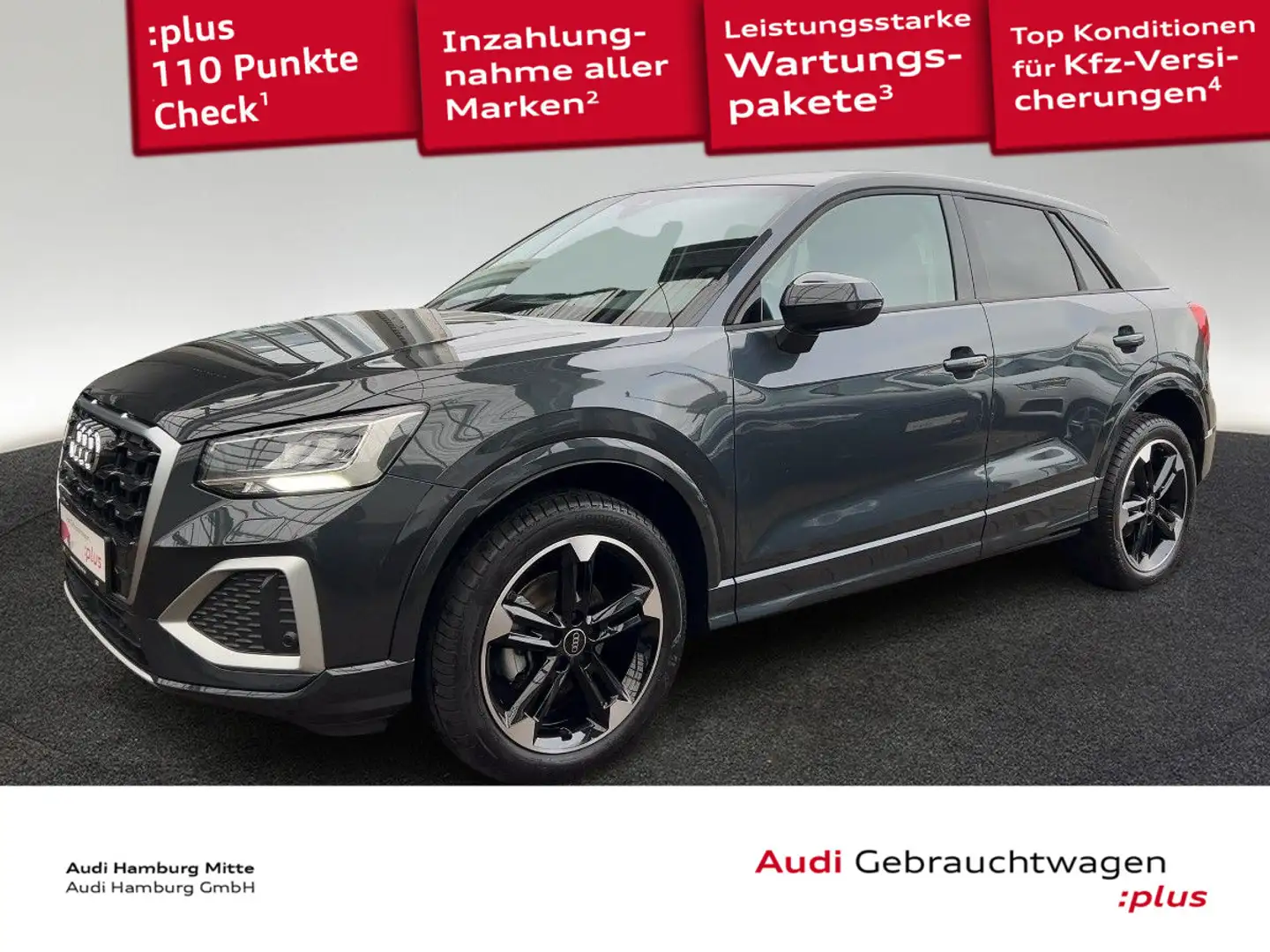 Audi Q2 35 TFSI advanced S tronic Kamera Sitzhzg Navi Grau - 1