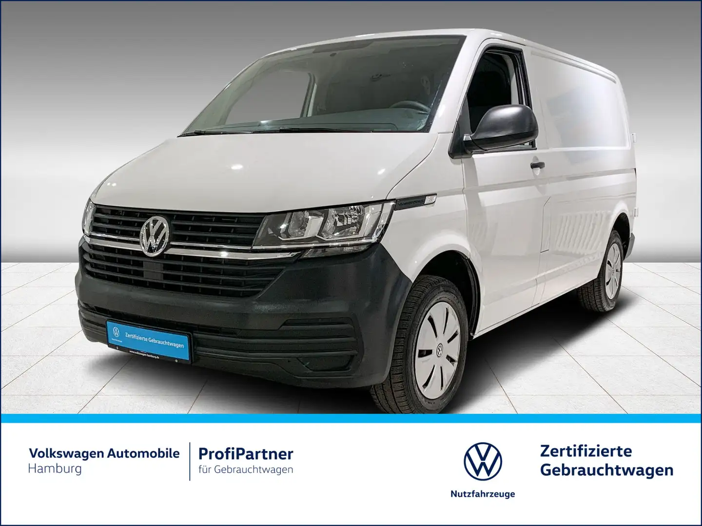 Volkswagen T6.1 Transporter T6.1 Kasten 2.0 TDI Klima Sitzhzg Parkpilot Weiß - 1