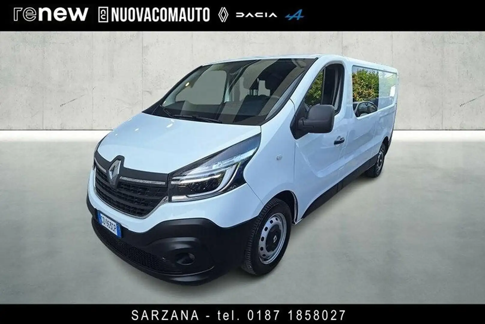 Renault Trafic T29 2.0 dci 120cv L2H1 Ice d.cab. E6d-temp Білий - 1