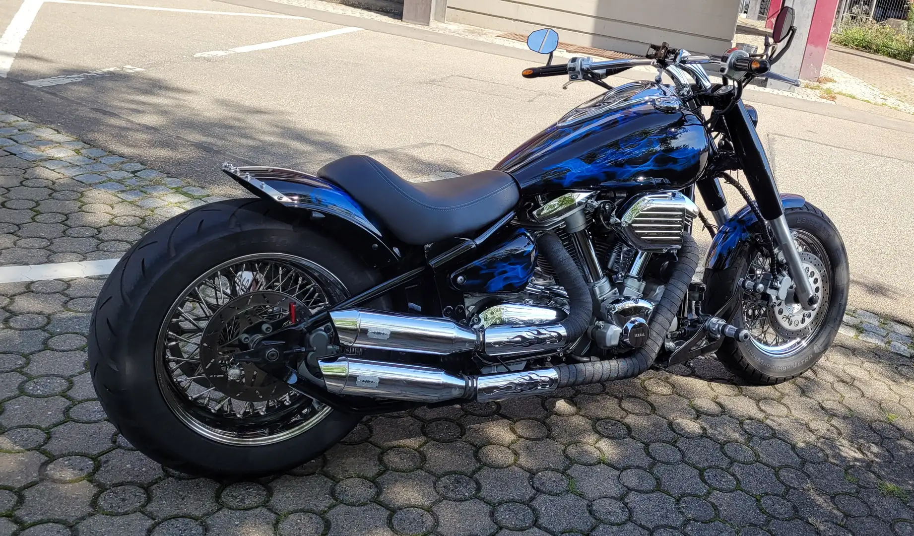 Yamaha XV 1600 Thanderbike Azul - 1