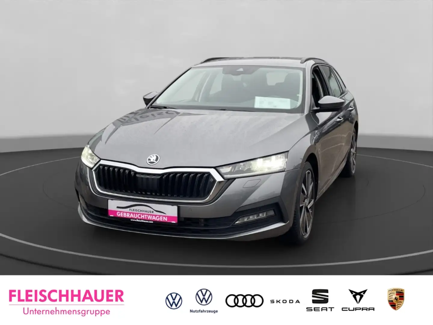 Skoda Octavia Combi iV Clever RFK SHZ v+h Paket Reise Columbus V Grau - 1