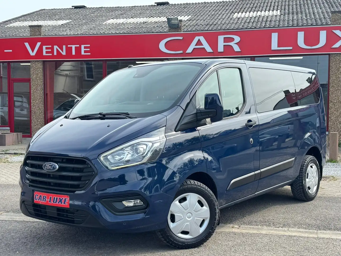 Ford Transit Custom 2.O TDCI   9 PLACES  GPS LED CAMERA Bleu - 1
