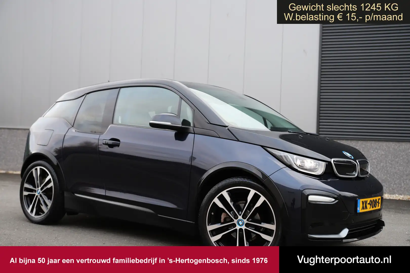 BMW i3 S 120Ah 42 kWh 184PK Accu 96%/Adaptive/H-Kardon/W- Bleu - 1