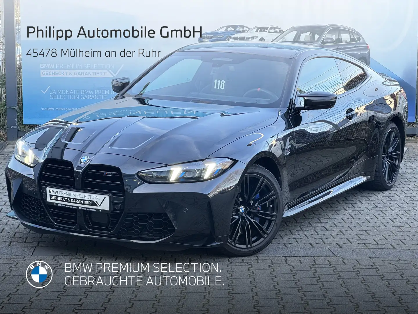 BMW M4 Competition DA-Prof h&k 360° AD-LED Sitzklima Negro - 1