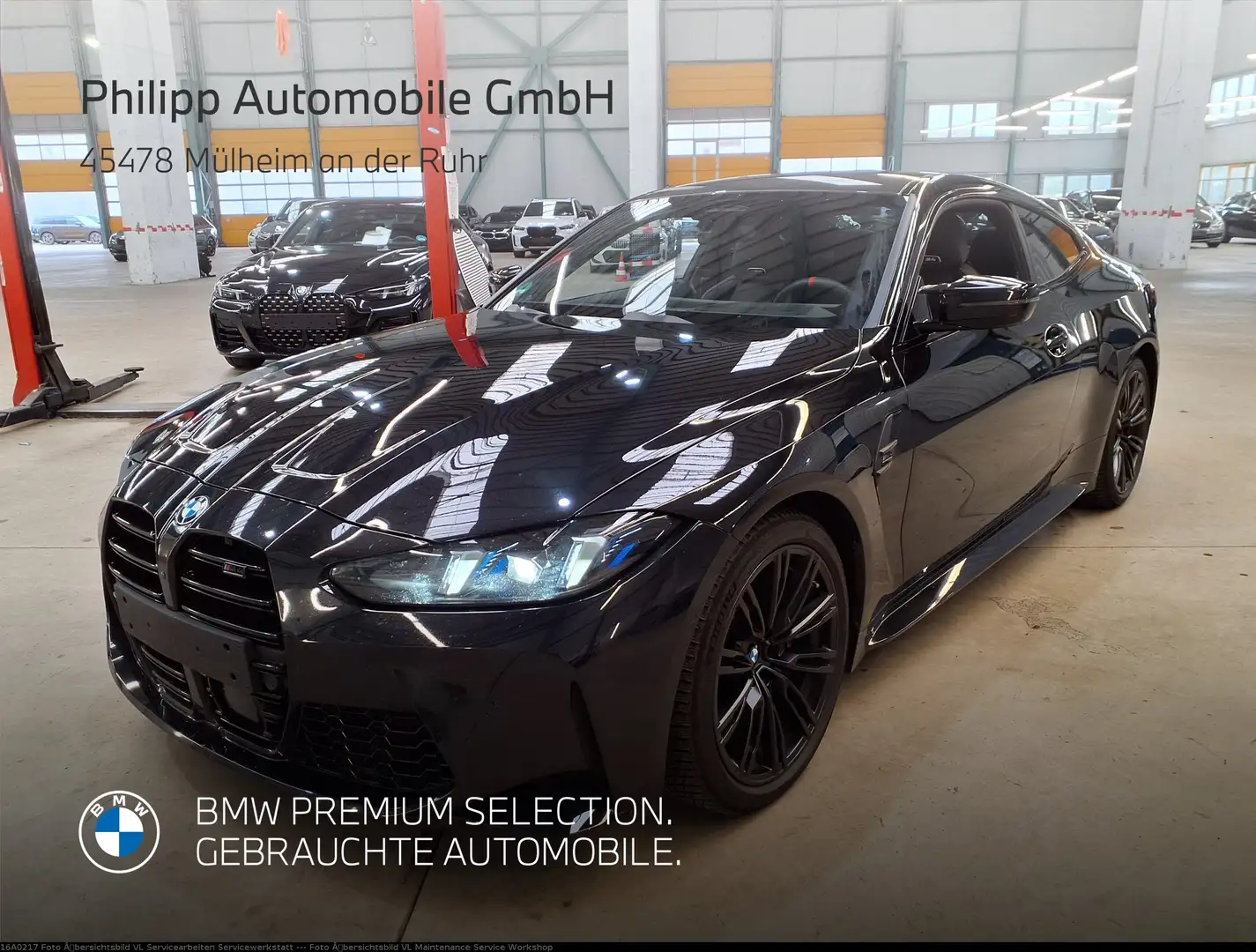 BMW M4 Competition DA-Prof h&k 360° AD-LED Sitzklima Schwarz - 1