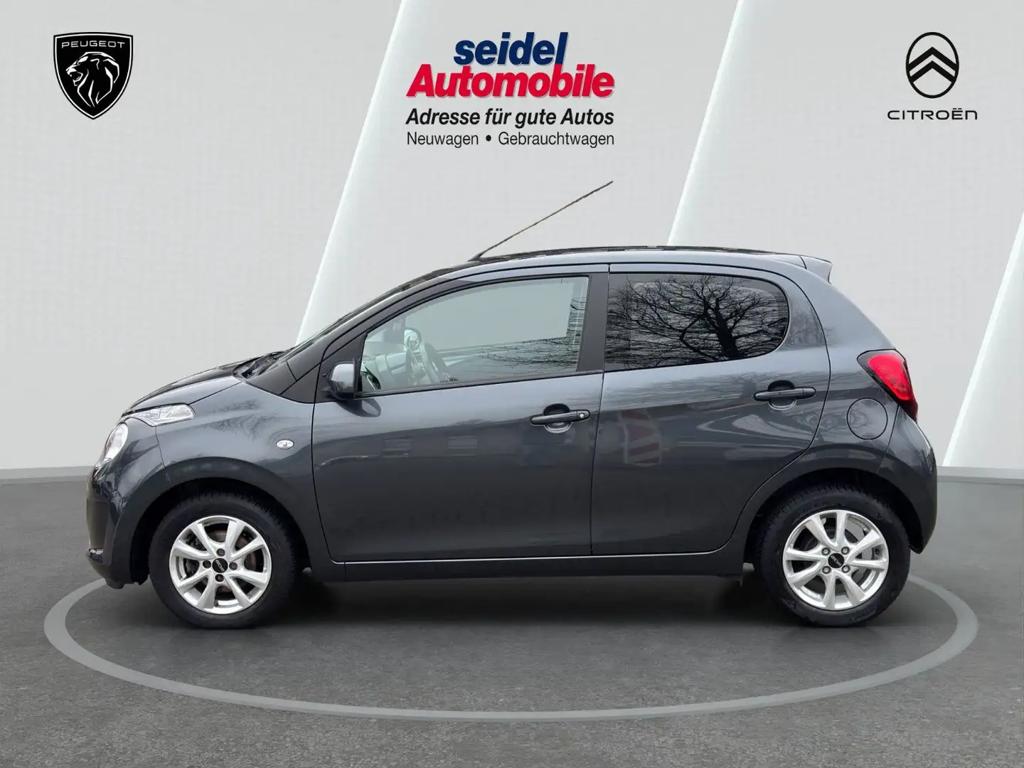 Citroen C1 VTi Automatik Feel, wenig KM, Klima, 5 Türer Grau - 2