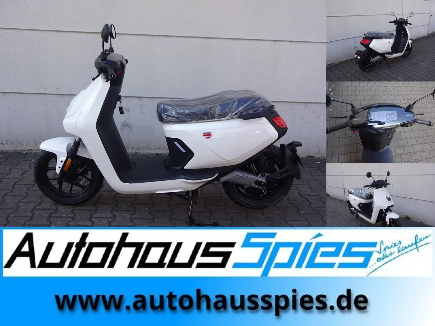 Niu MQi GT 70km/h L3e-A1!! OHNE AKKUS + OHNE LADEGERÄT Alb - 1
