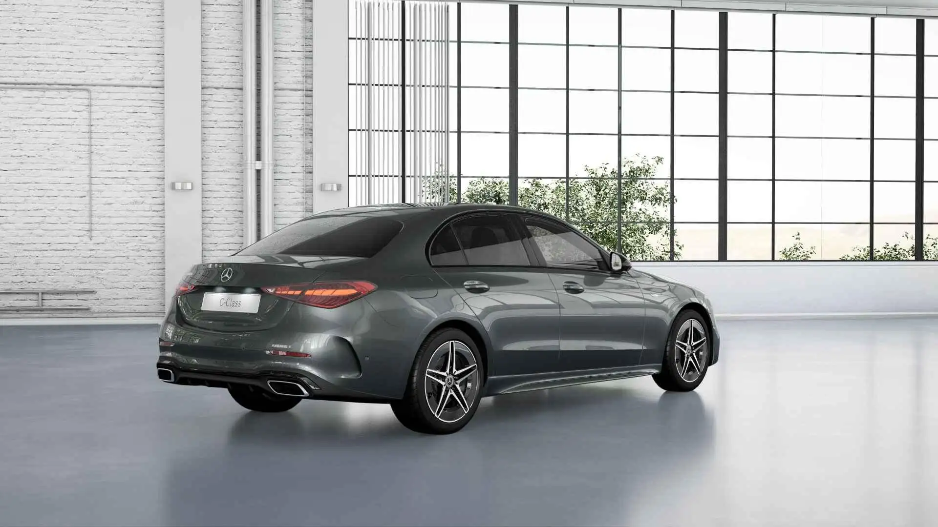 Mercedes-Benz C 300 300e Business Solution AMG | Panoramaschuifdak | N Grijs - 2