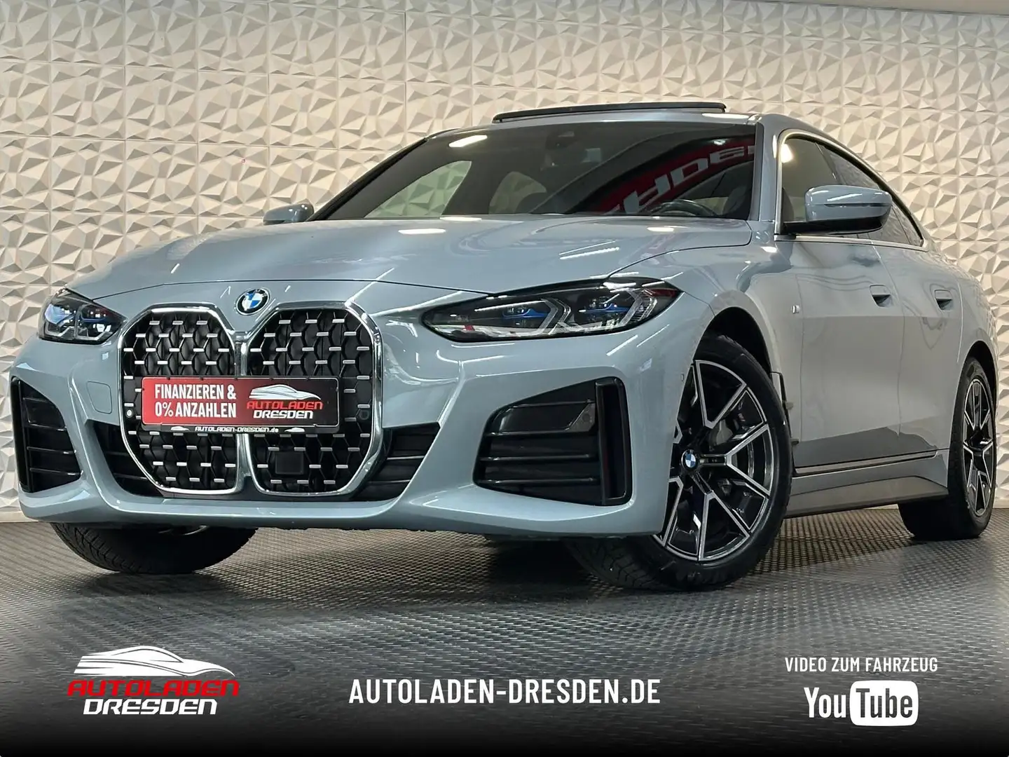 BMW 430 430i Gran Coupé M SPORT* LASER#ACC#SHZ#HUD#AHK Grigio - 1