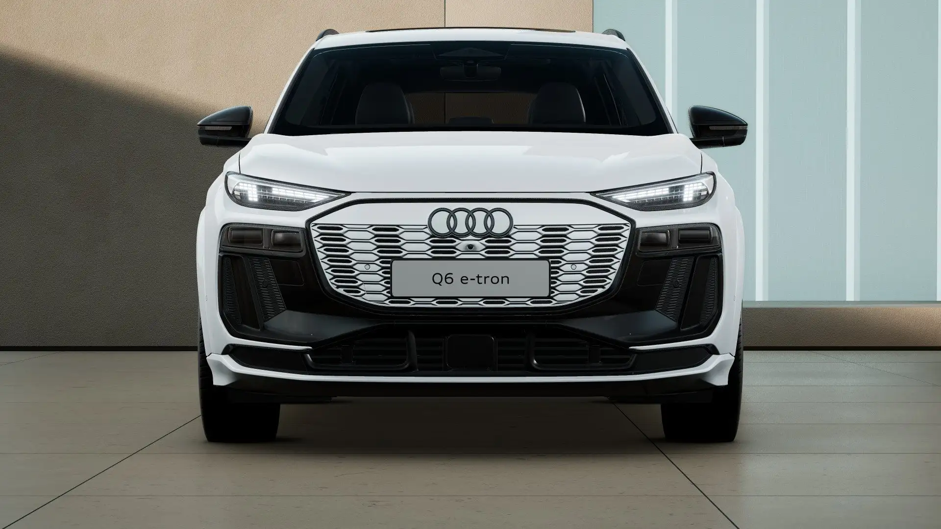 Audi Q6 e-tron qu 2x S line Tech pro AHK PANO 21" Weiß - 2