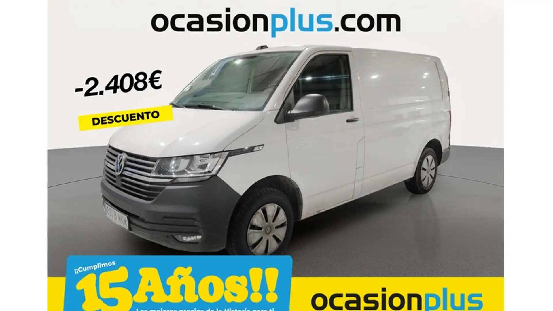 Volkswagen Transporter Kombi 2.0TDI Batalla Corta 81kW Blanc - 1