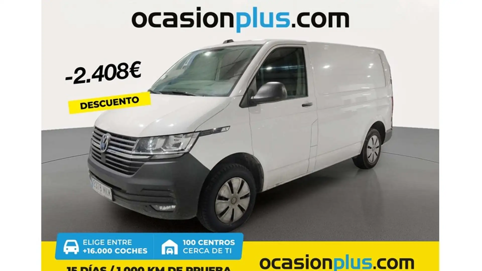 Volkswagen Transporter Kombi 2.0TDI Batalla Corta 81kW Wit - 1