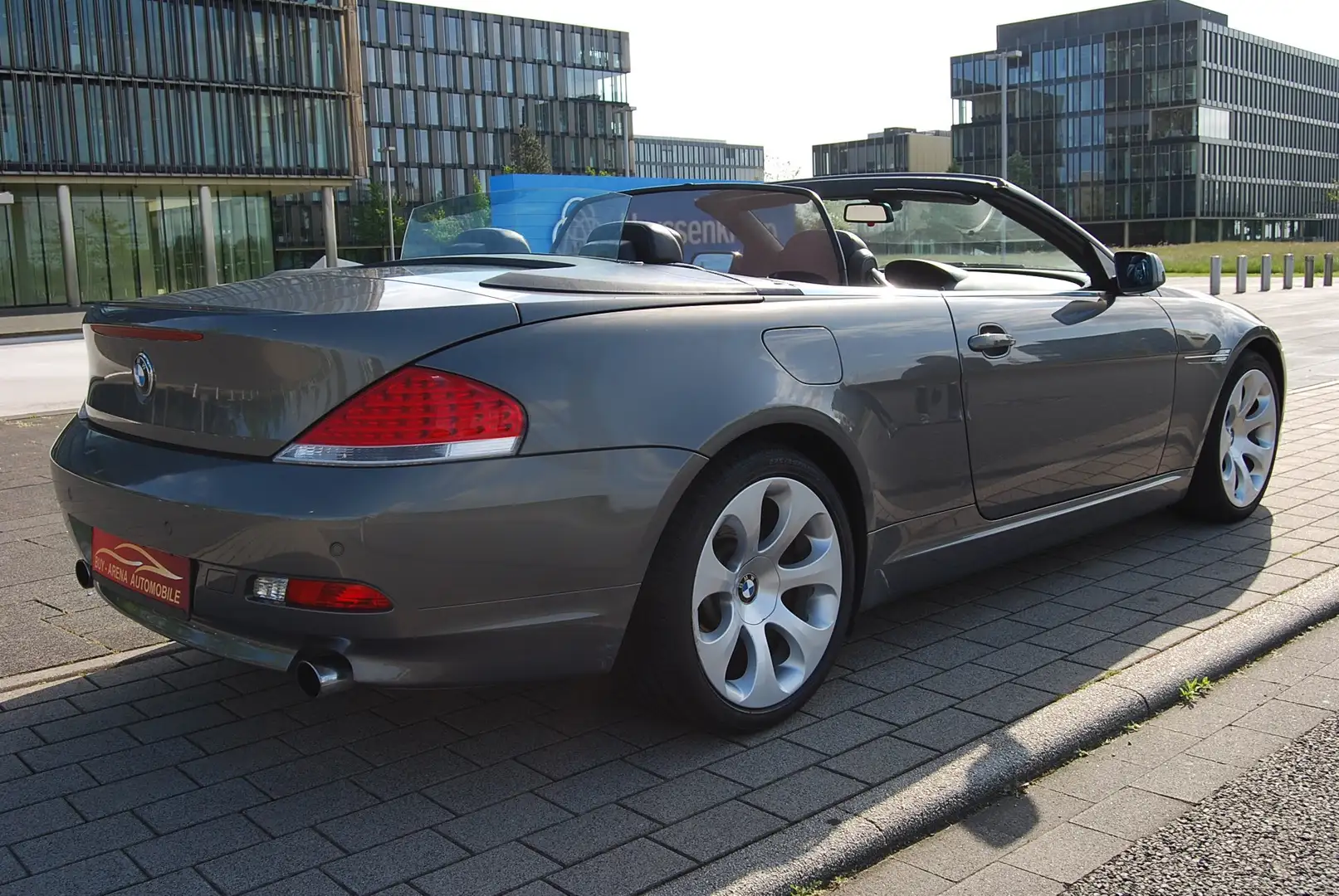 BMW 645 CI V8 Cabrio SMG TopGepflegt Voll Navi Xenon Leder Gri - 2