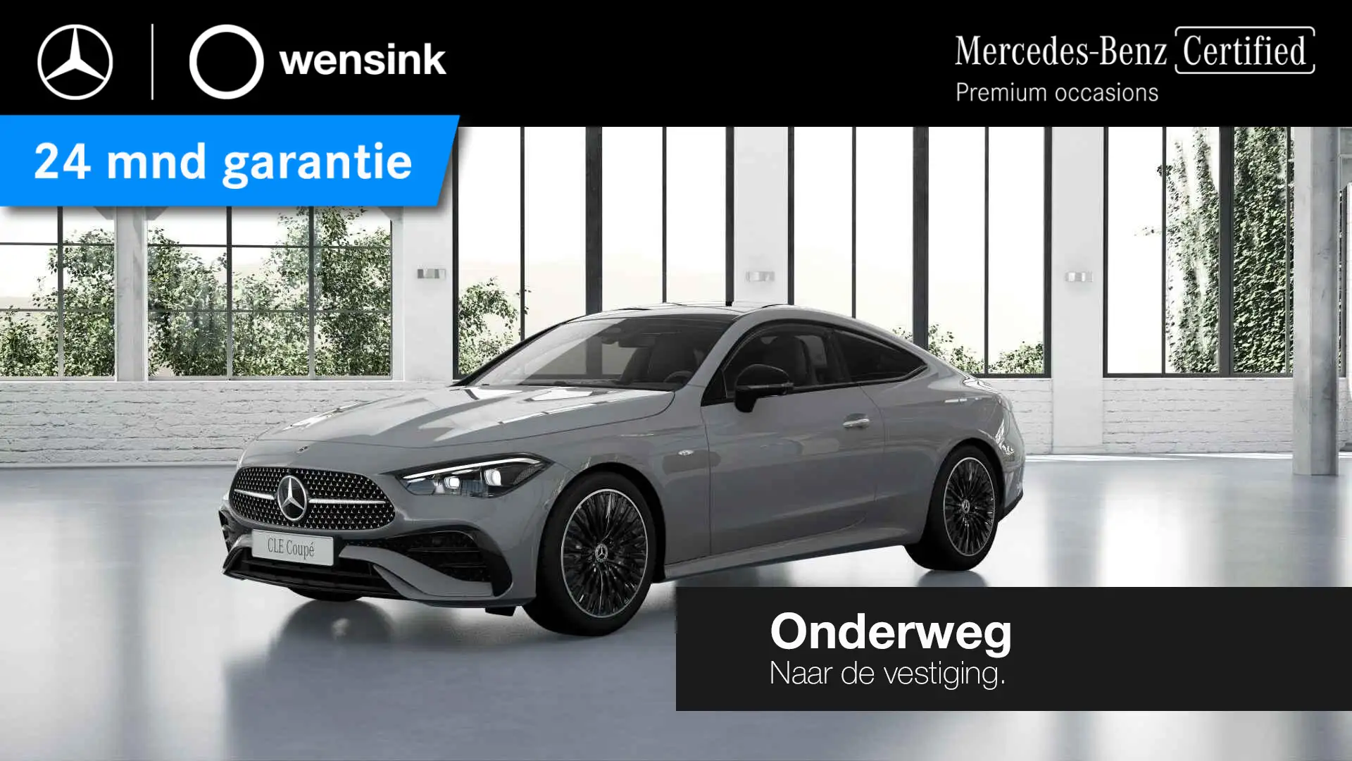 Mercedes-Benz CLE 300 Coupé e AMG Line | Burmester | Panoramadak | Premi Grijs - 1