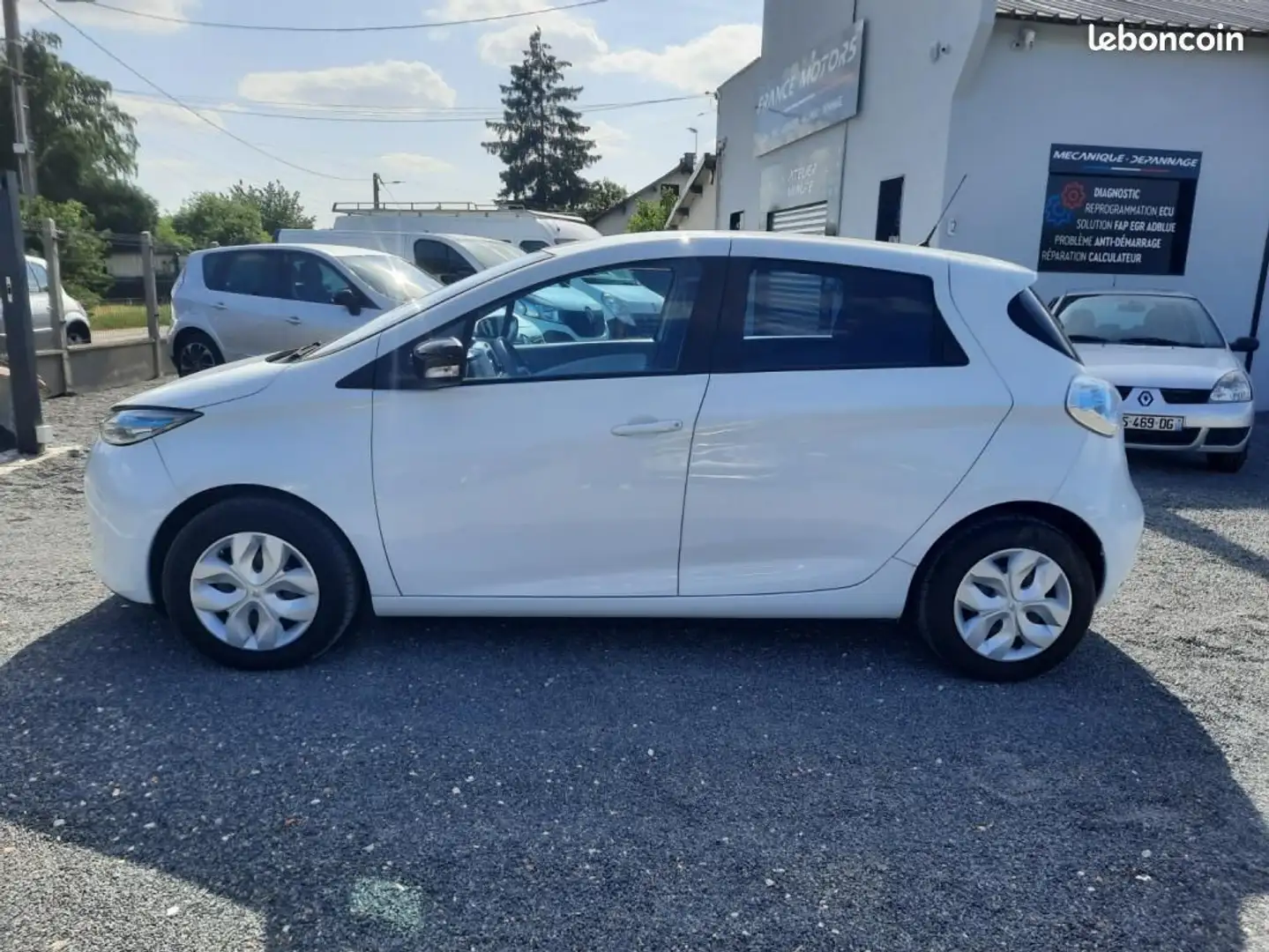 Renault ZOE Zen 36500KMS TRES BON ETAT ACHAT INTERGRAL SANS LO Blanc - 2
