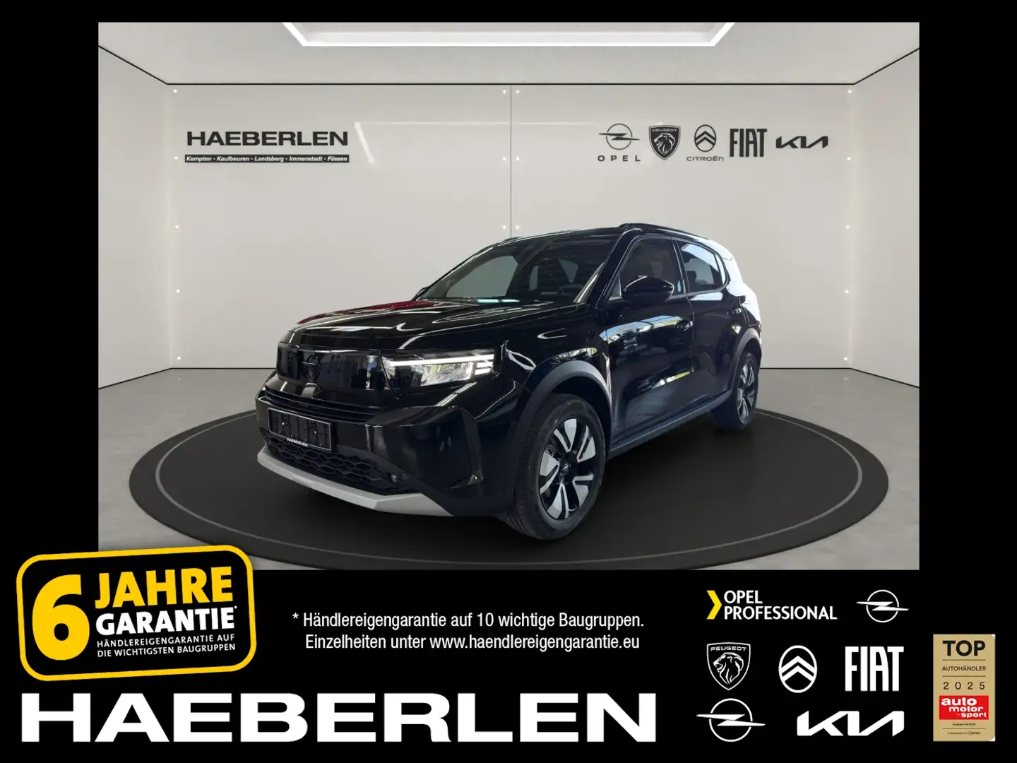 Opel Frontera 1.2 GS PDC*SHZ+LHZ*Kamera*Klima*Navi Чёрный - 1