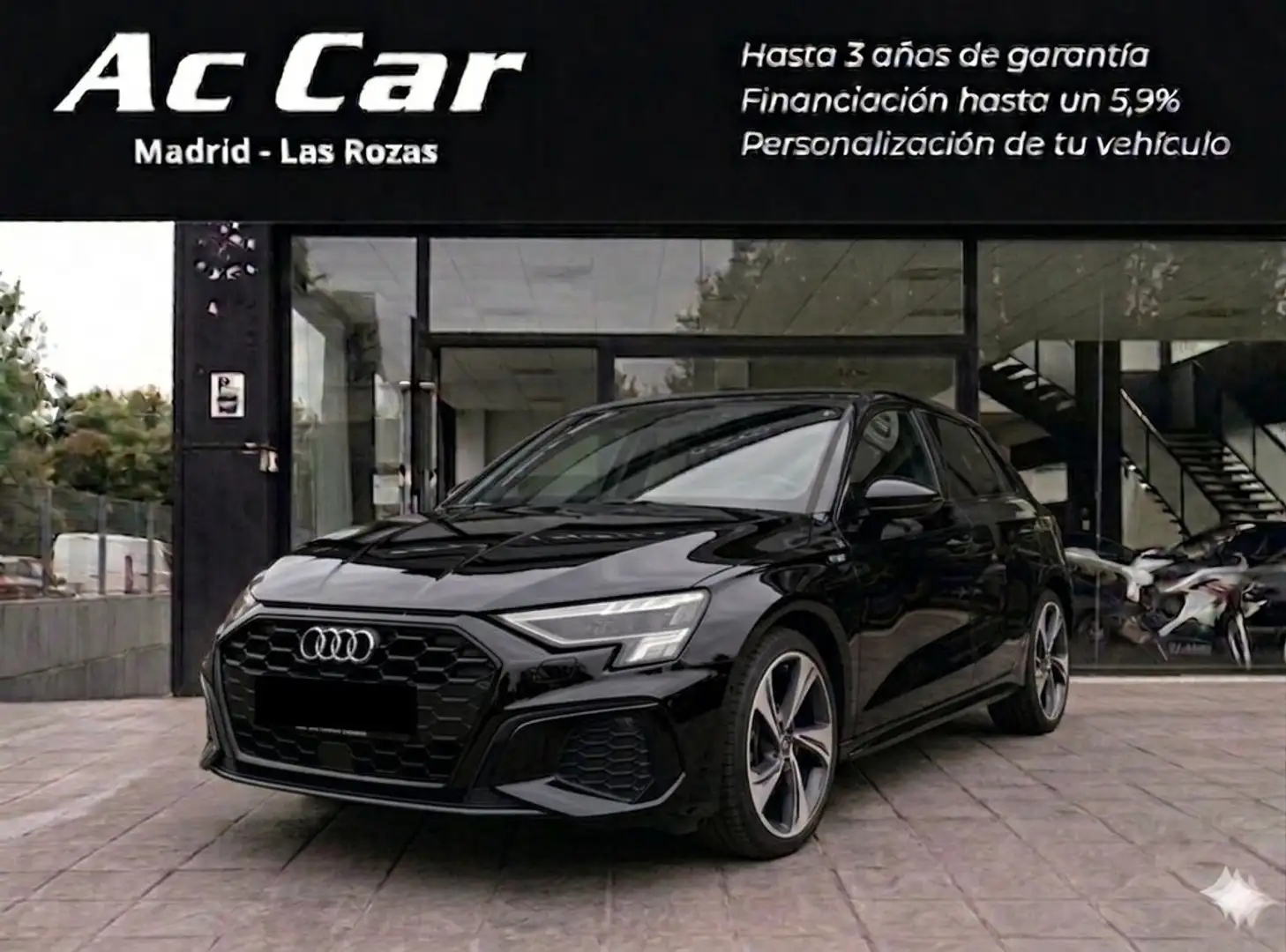 Audi S3 Sportback quattro S tronic 245kW Negro - 1