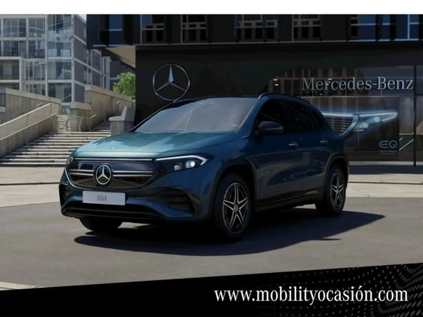 Mercedes-Benz EQA 250 amg line Azul - 1