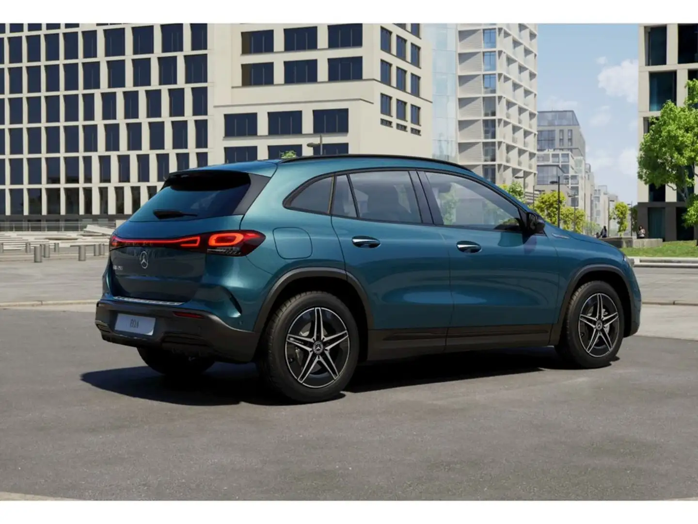 Mercedes-Benz EQA 250 amg line Azul - 2