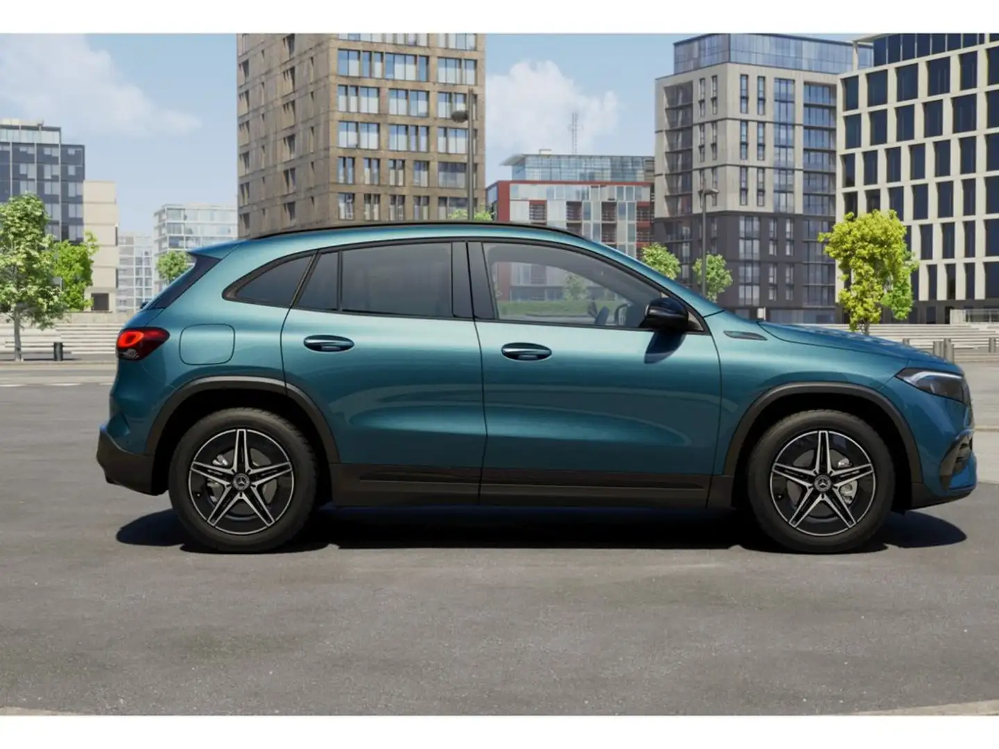 Mercedes-Benz EQA 250 amg line Azul - 1