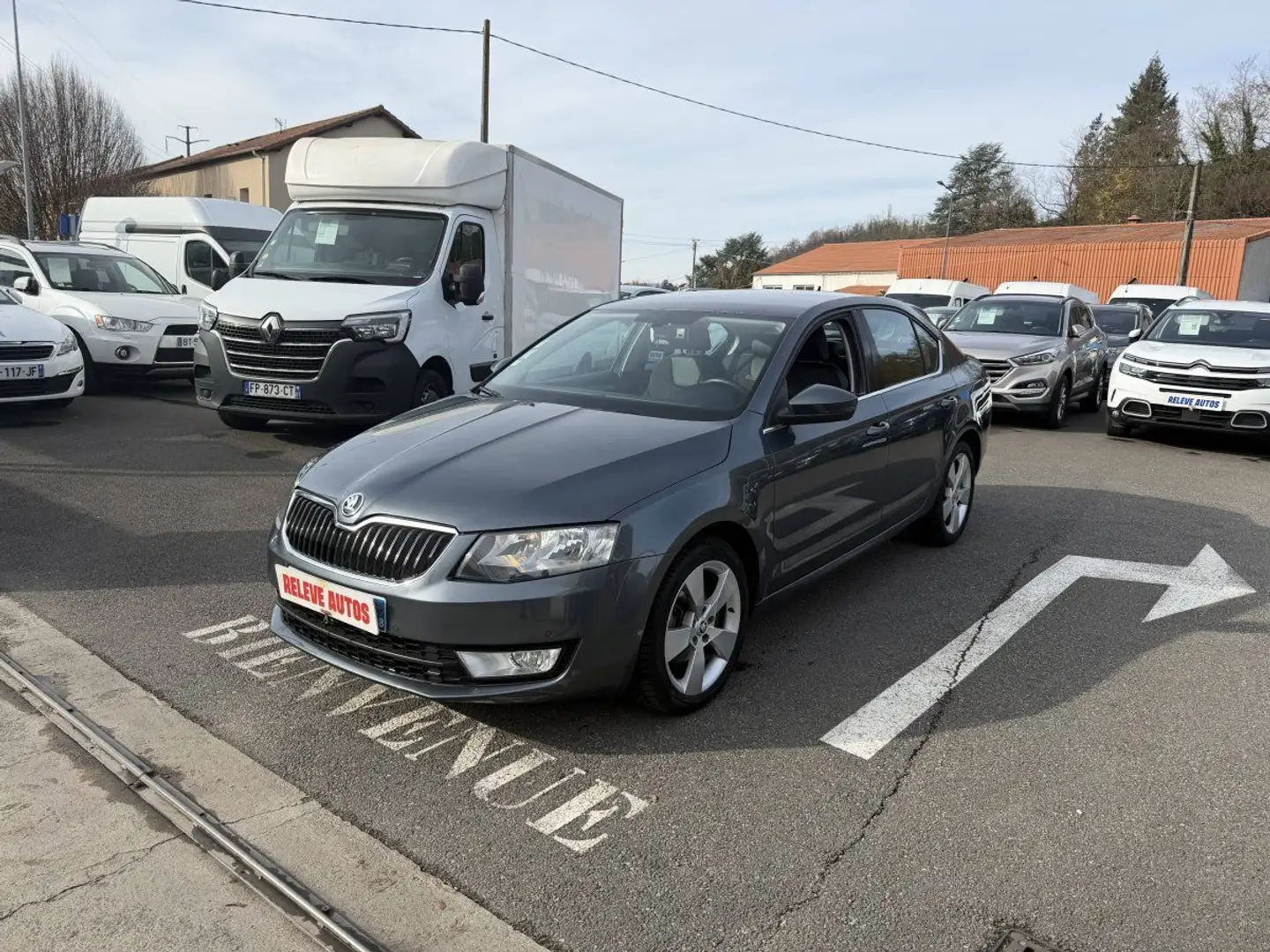 Skoda Octavia III 2.0 TDI 150ch CR FAP Green Tec Elegance Grijs - 2