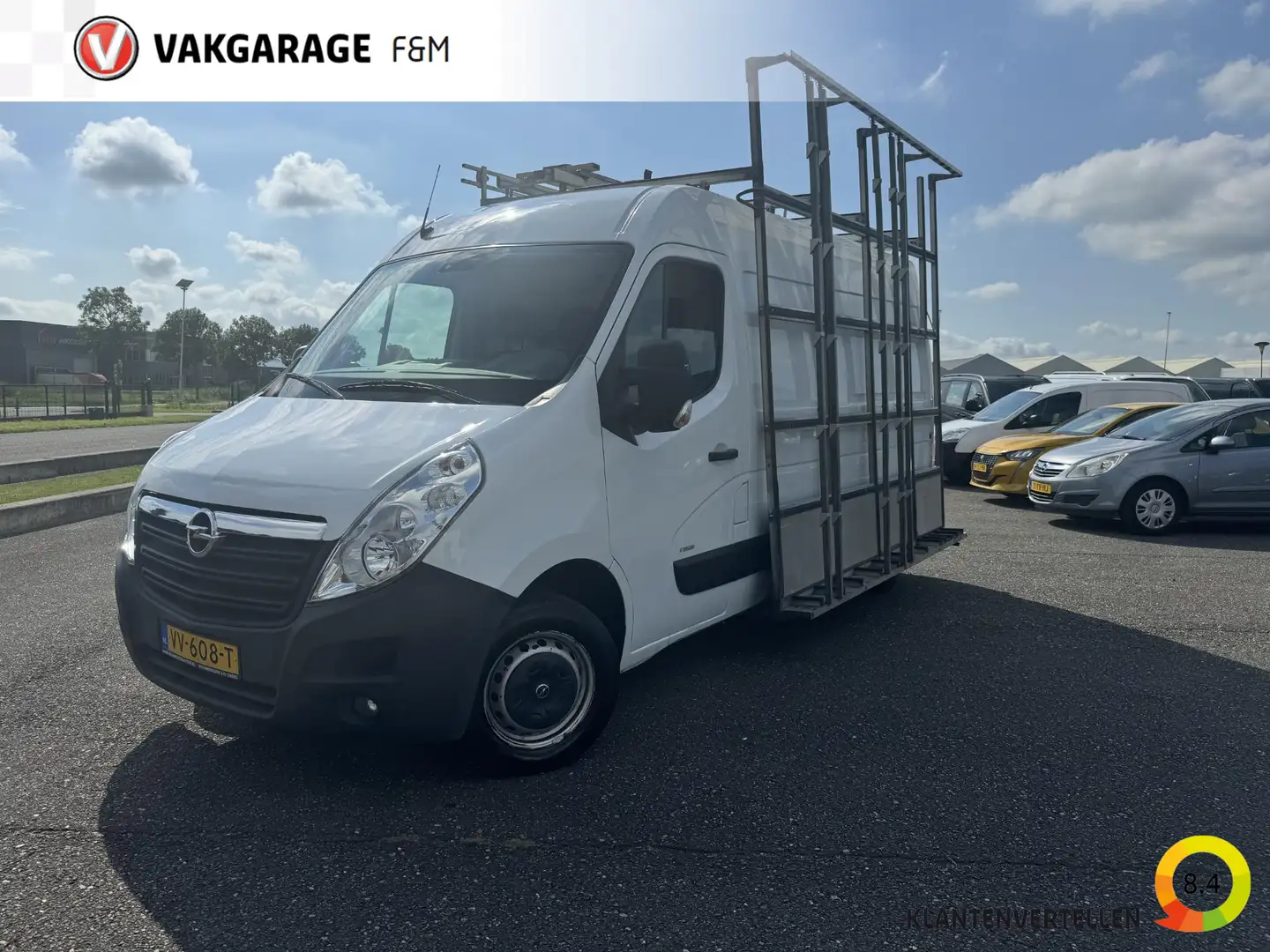 Opel Movano 2.3 CDTI L2H2 met glasrekken Wit - 1