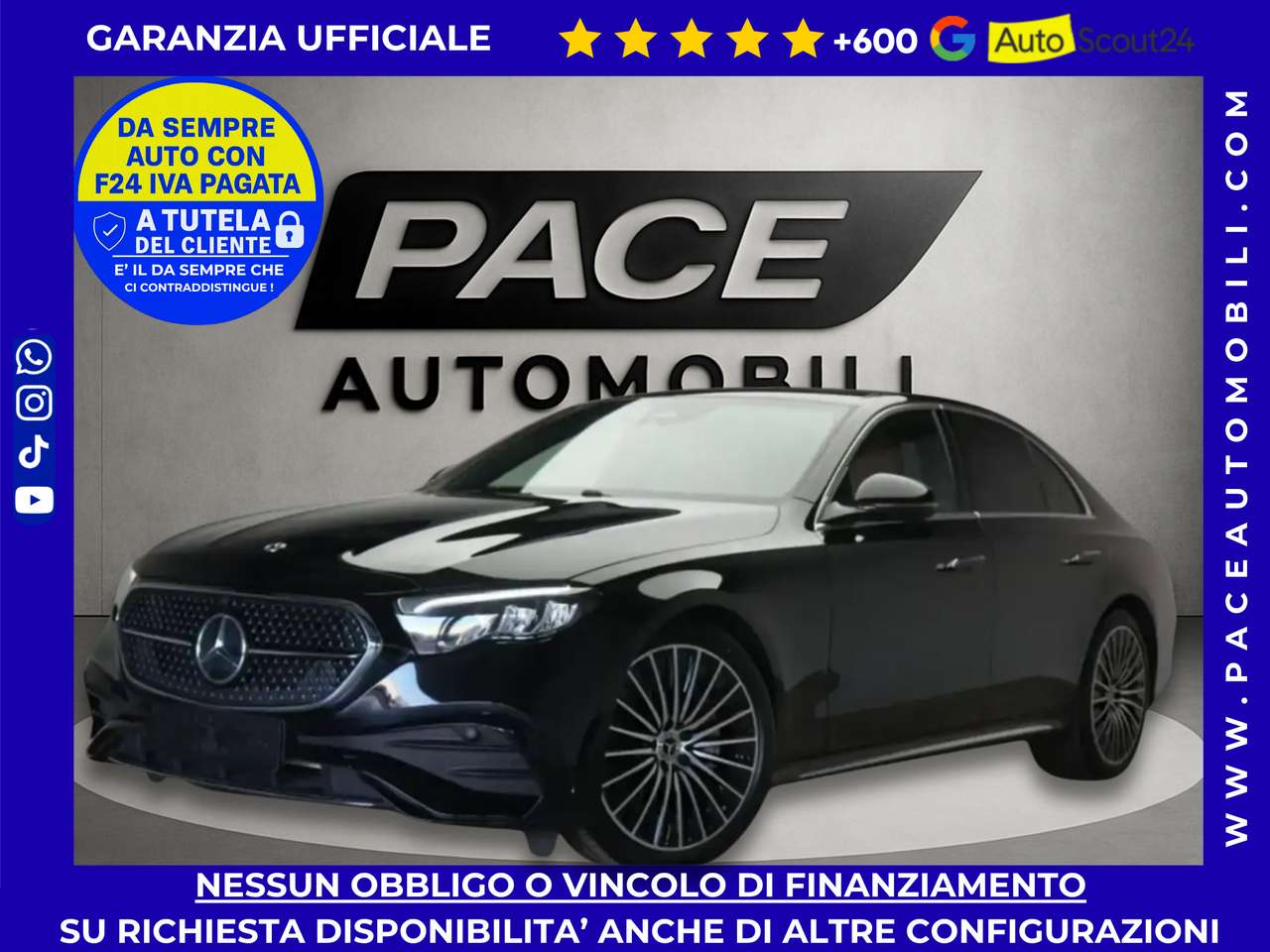 Mercedes-Benz E 220 D AMG PREMIUM 20" LED KAMERA PELLE NAVI DISTRONIC
