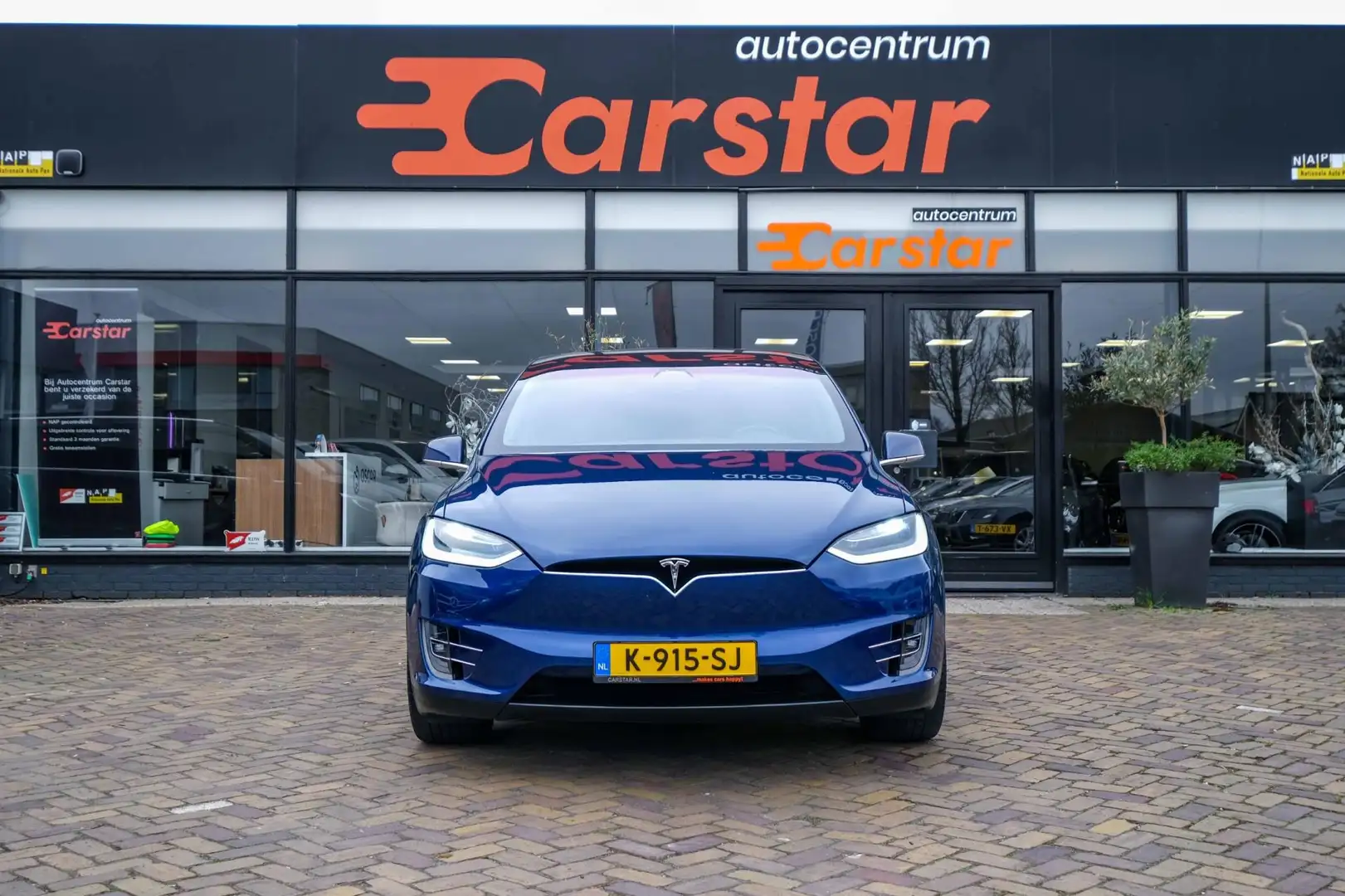 Tesla Model X Performance Ludicrous 7p. Blauw - 2