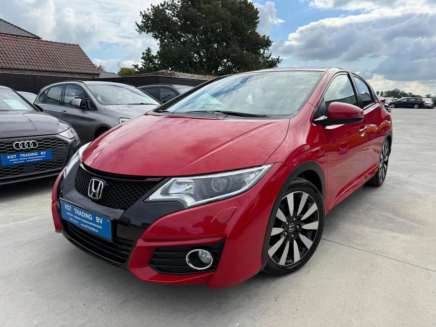 Honda Civic 1.4i V-TEC 100PK NAVIGATIE CAMERA BLUETOOTH DAB Rouge - 1