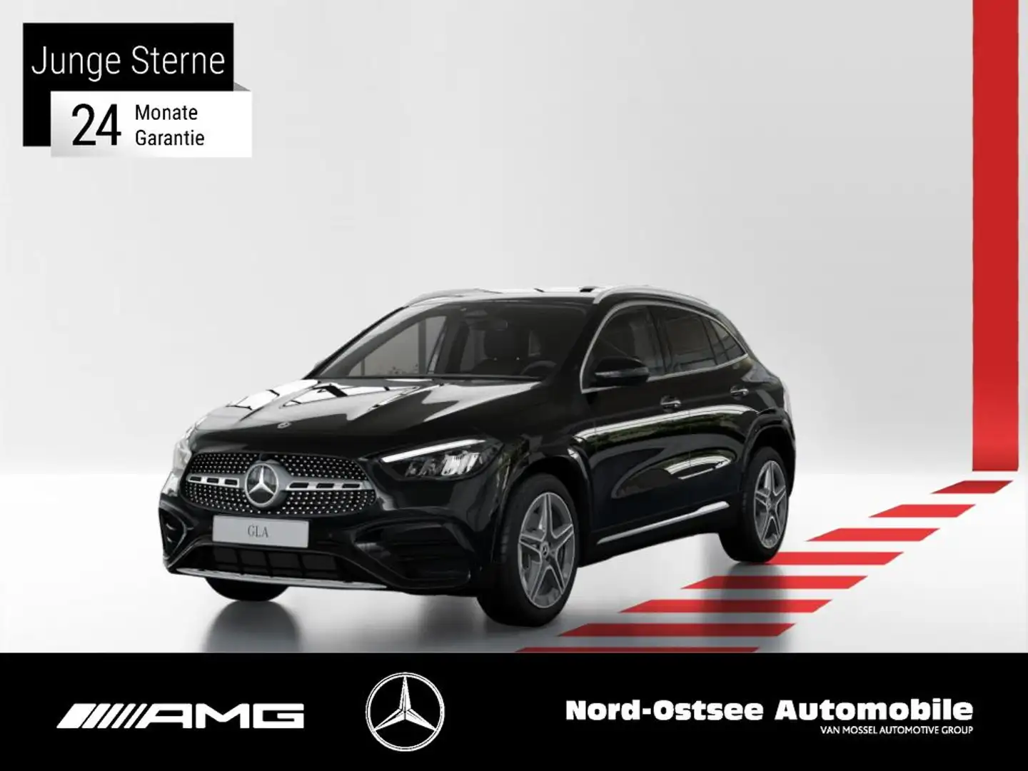 Mercedes-Benz GLA 200 AMG AHK KAMERA KLIMA SITZHZG LED Schwarz - 1