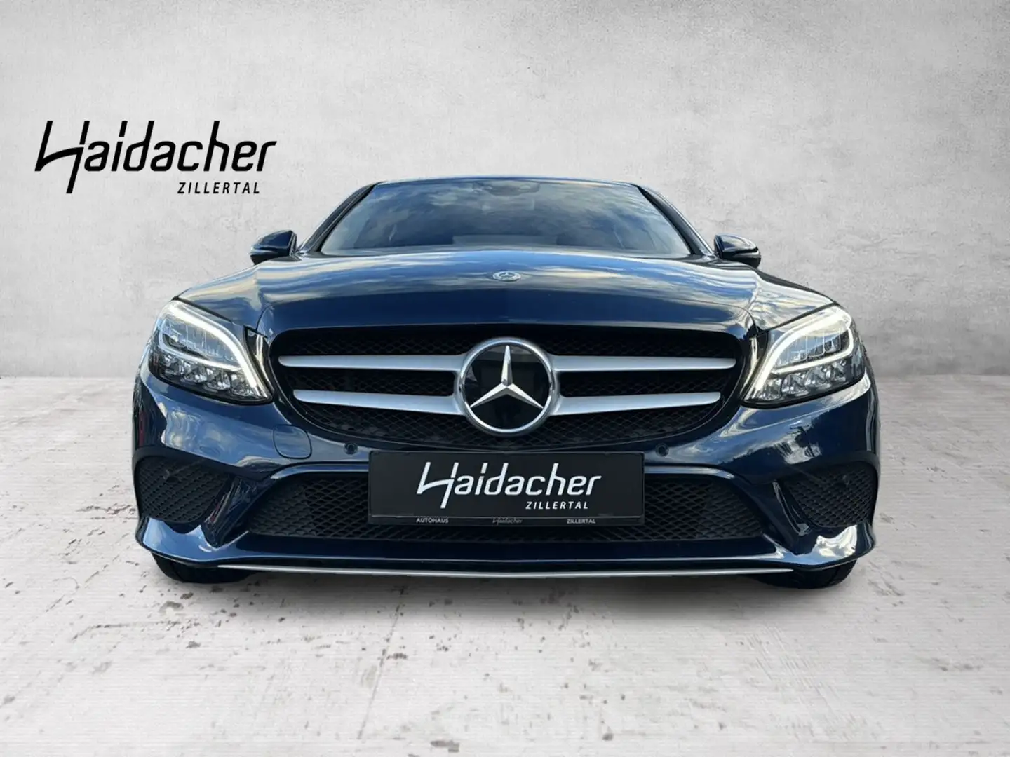 Mercedes-Benz C 220 d FAP Distr RKam PTS Shz LED CarPlay Klima Kék - 2