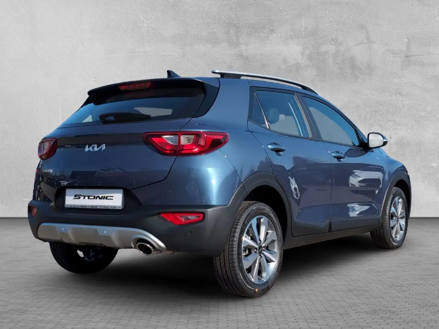 Kia Stonic 1.0 T-GDI DCT7 / UPE: 28.260,- € / VISION LED GRA Blauw - 2