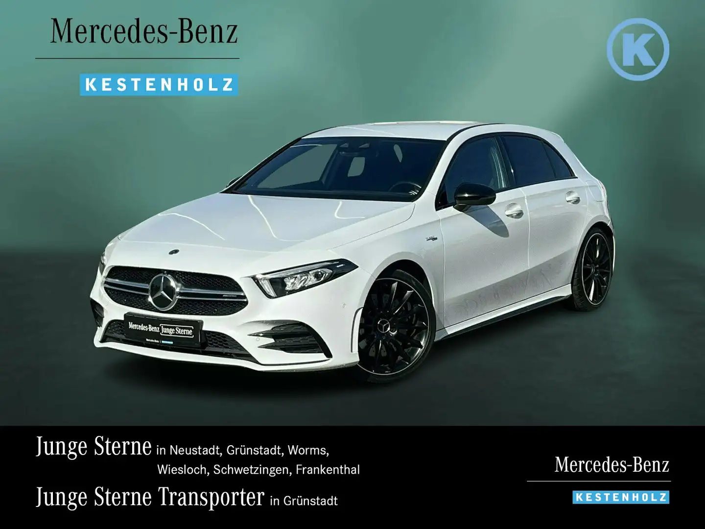 Mercedes-Benz A 35 AMG A 35 AMG 4M AMG+NIGHT+DISTRO+BURME+KAMERA+AMBI LED Blanc - 1