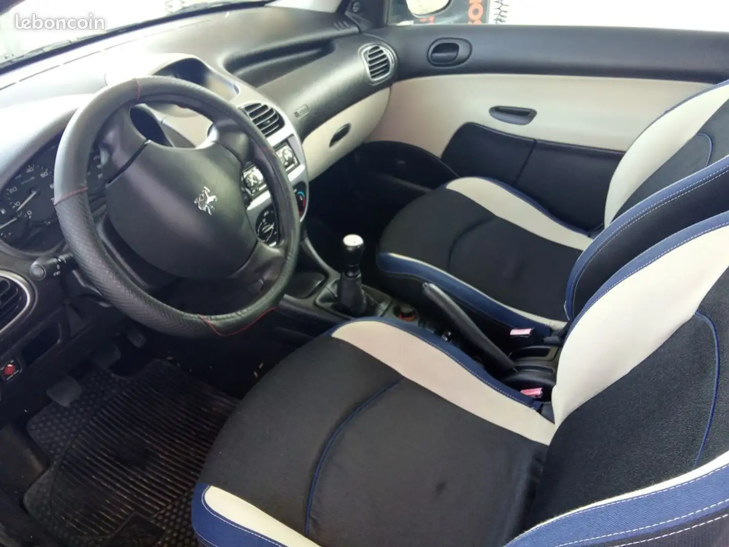 Peugeot 206 Belle pop art 2005 4ch pack tbe 128000 kms revise Nero - 2