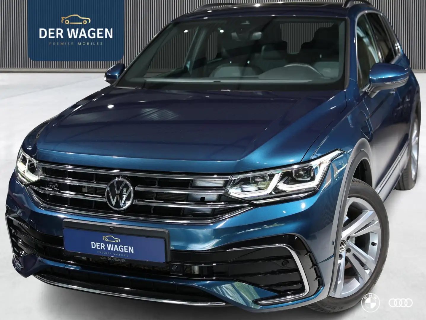 Volkswagen Tiguan 1.4 eH 3x R LINE / PANODAK / ACC / 360 CAMERA / ST Blauw - 1