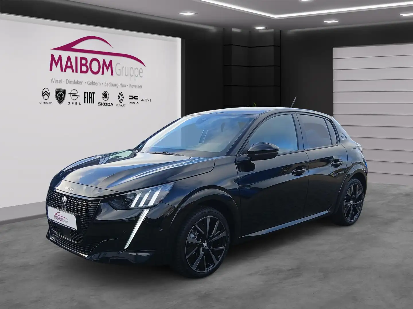 Peugeot e-208 208 e- GT+ SHZ+KAMERA u.v.m. Schwarz - 1