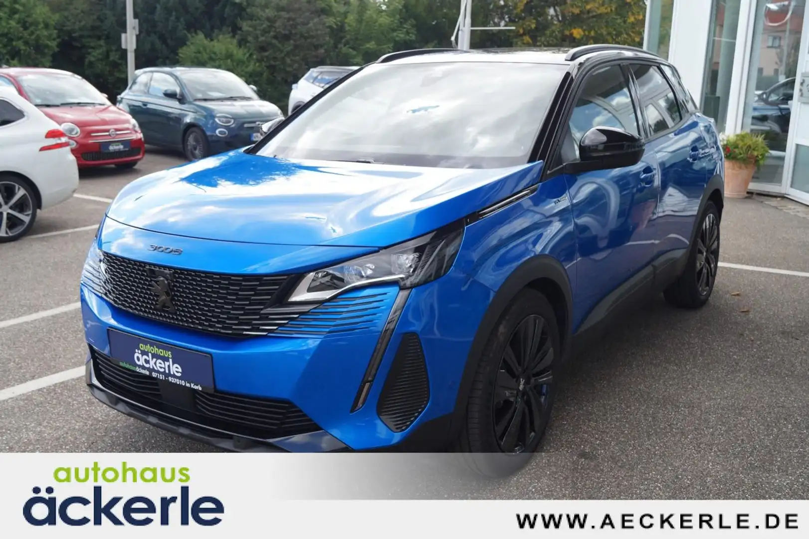 Peugeot 3008 Hybrid 225 GT HYBRID e-EAT8|NIGHT|FOCAL| Blau - 1