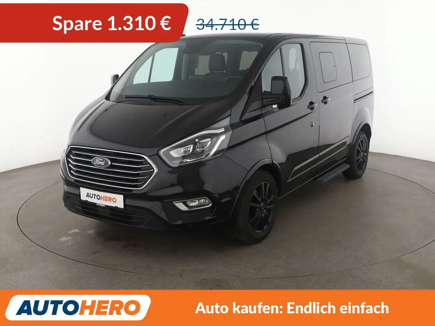 Ford Tourneo Custom 2.0 TDCi 320 L1 Tourneo Titanium X Aut.*NAVI*CAM* Schwarz - 1