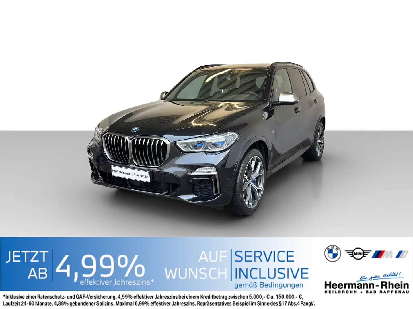 BMW X5 M 50dA M Paket LiveCock.Standh.Laserl.HUD.AHK. Schwarz - 2