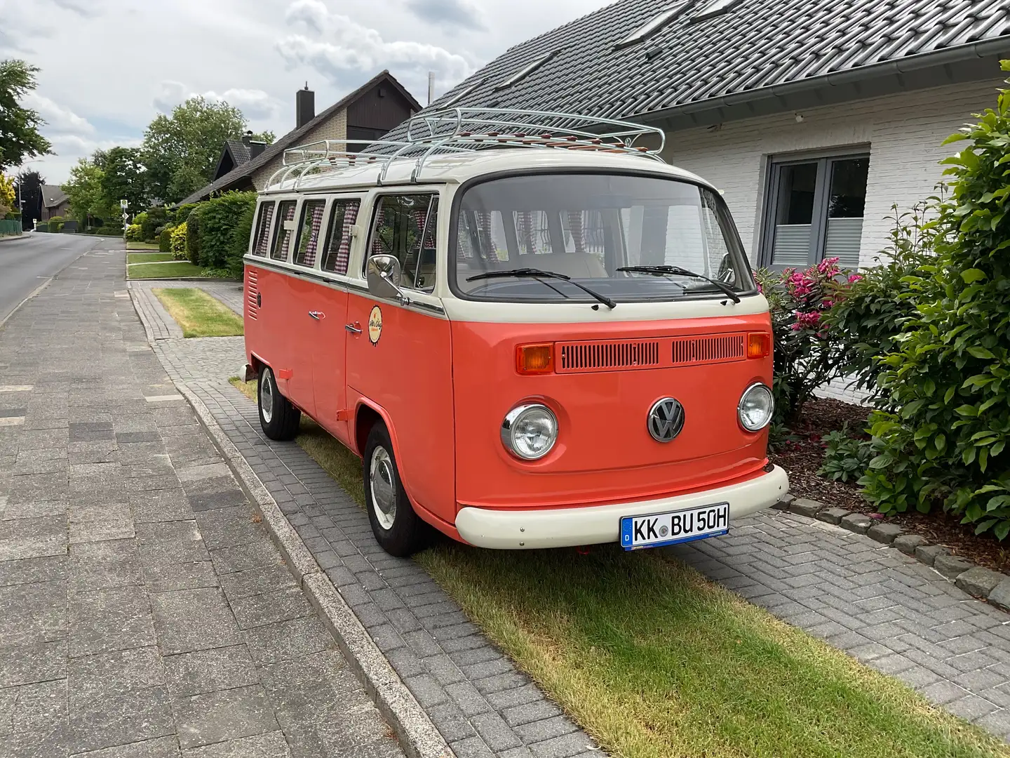 Volkswagen Bus 14 Fensterbus 9 sitzer Portocaliu - 1