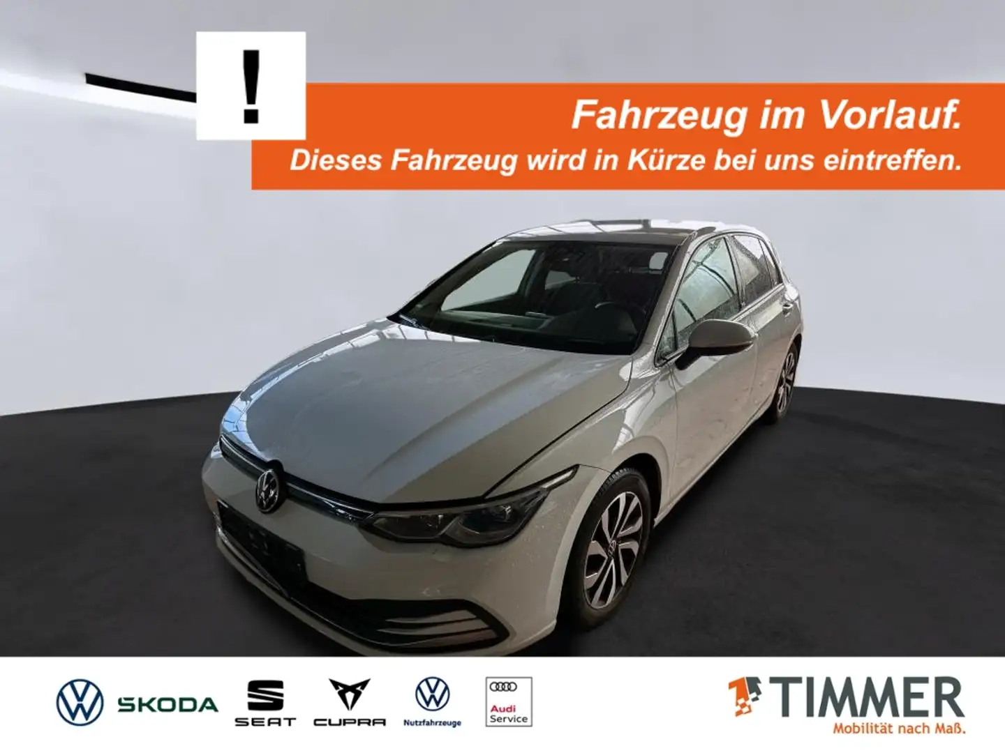 Volkswagen Golf VIII 1.5 TSI ACTIVE +AHK +LED +RKAM +ACC +APP-CON Weiß - 1