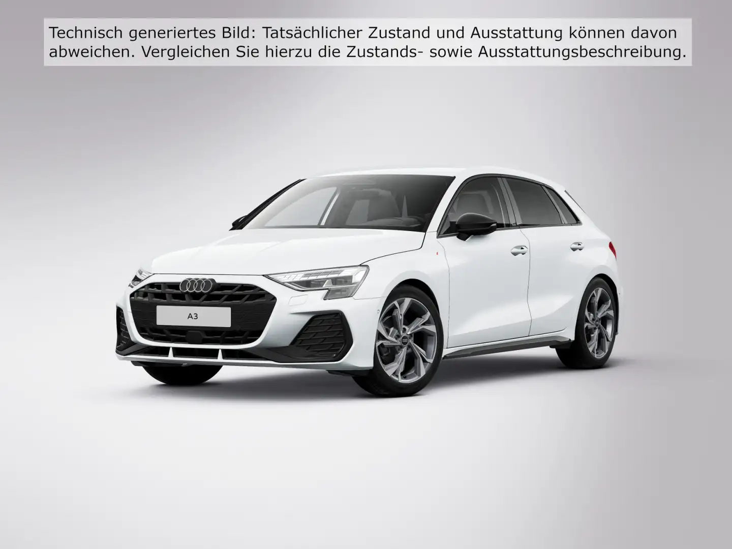 Audi A3 35 TFSI S line Weiß - 1
