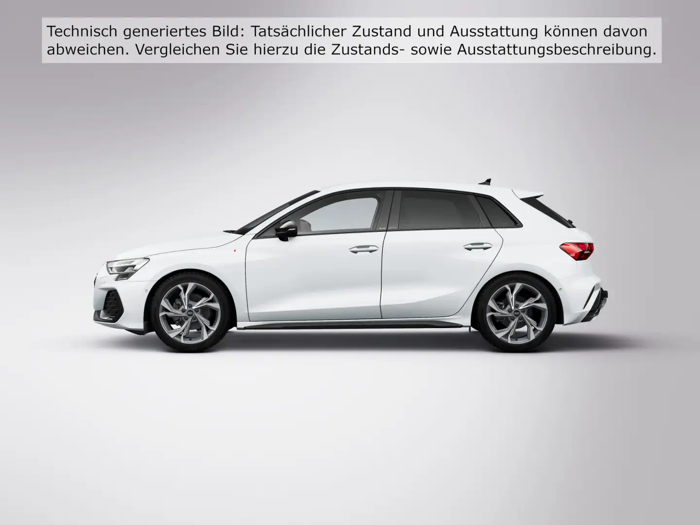 Audi A3 35 TFSI S line Weiß - 2