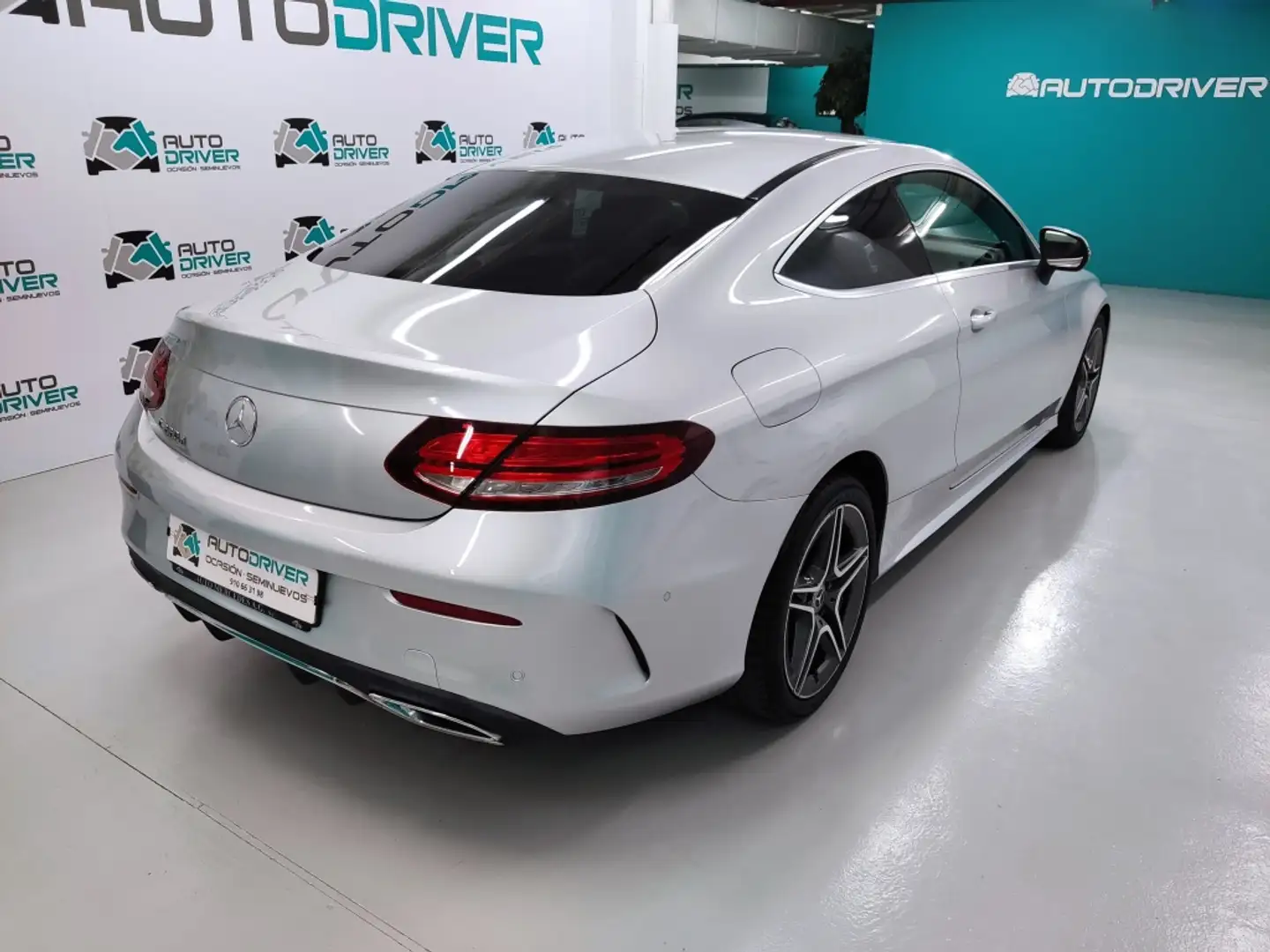 Mercedes-Benz C 220 Coupé 220d 9G-Tronic Gris - 2